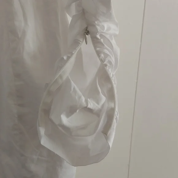 Fashion Nova Must Have Puff Sleeve Mini Dress Size Medium White NWT - Picture 16 of 16